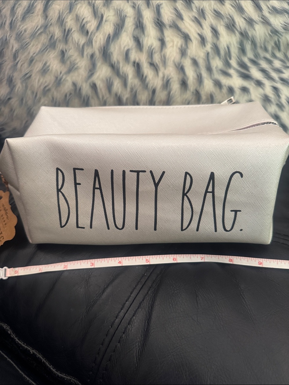 Rae Dunn Beauty Bag Cosmetic Pouch - Silver - Picture 3 of 5